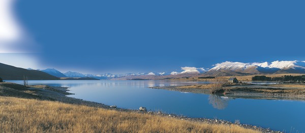 Lake Tekapo and Church of the Good Shepherd